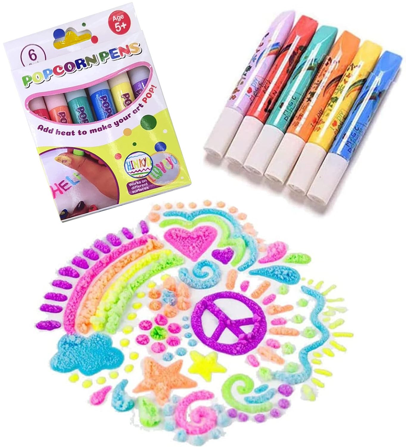 Amazon.com: DYUEXI Bubble Puffy Pens 3D Art Kit for Girls | Create